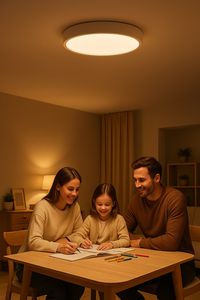 Runde LED Deckenlampe – Skandinavischer Stil, langlebig & stimmungsvolles Licht für Ihr Zuhause