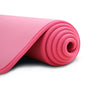 Rosa Yogamatte, rutschfest, aus TPE, ideal für Fitness und Pilates, umweltfreundlich.