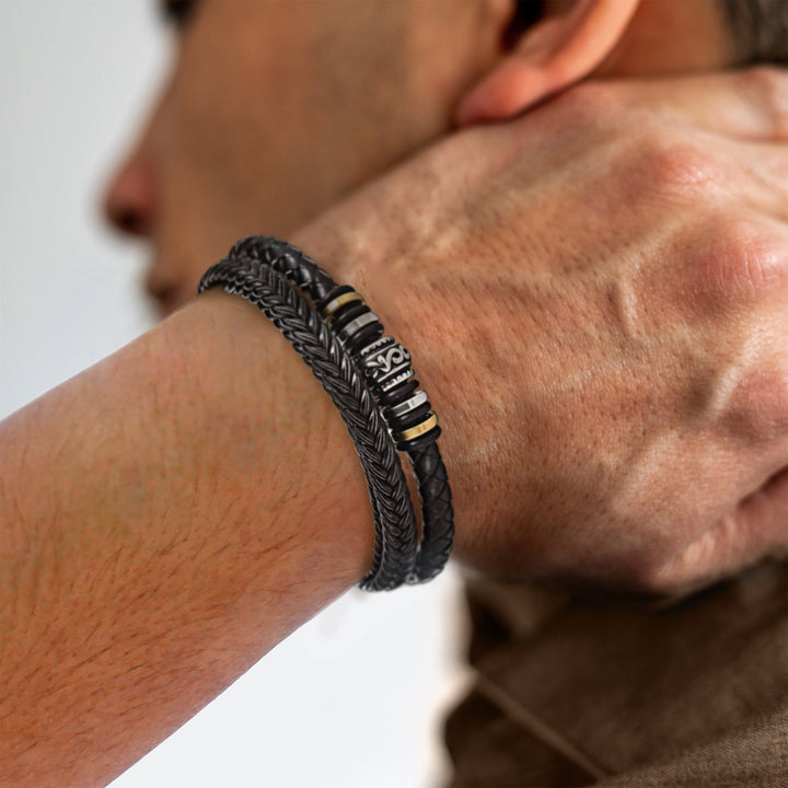 Voor Mijn Man - Ik Hou Van Jou; Voor Altijd - Armband