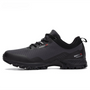 Grauer Outdoor-Schuh, wasserdicht, rutschfest, für Herren, ideal zum Wandern und Trekking.