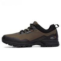 Grüner Outdoor-Schuh, rutschfest, atmungsaktiv, für Wandern und Trekking, Herren.