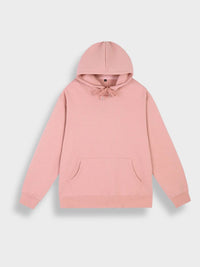 Rosa Kapuzenpullover, Unisex, Baumwolle, Kängurutasche, modisch, bequem, Freizeitkleidung