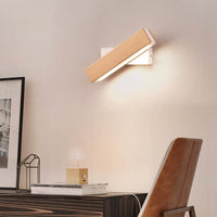 Holz-LED-Wandleuchte mit Drehfunktion - Twilight Pivot