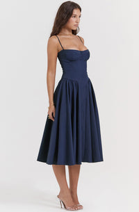 Sommerkleid mit Sweetheart-Ausschnitt – Elvira