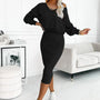 Kleid & Pullover Set ohne Ärmel – Elisa