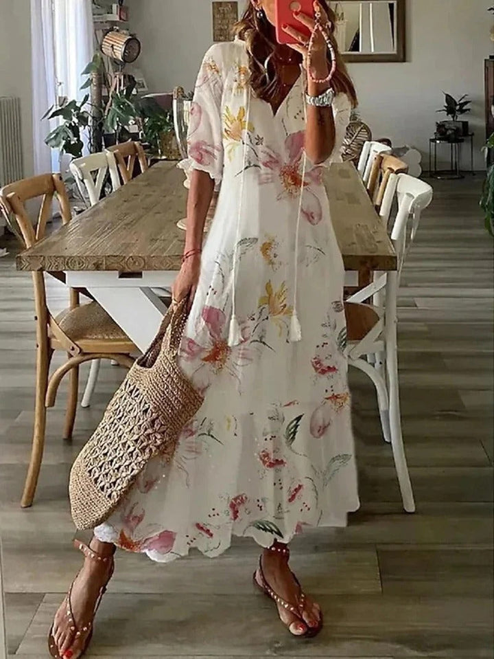 Langes Boho-Kleid - Luna