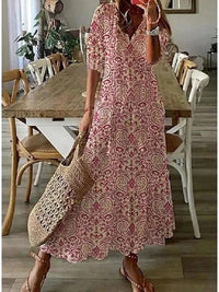 Langes Boho-Kleid - Luna