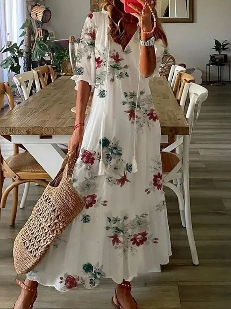 Langes Boho-Kleid - Luna